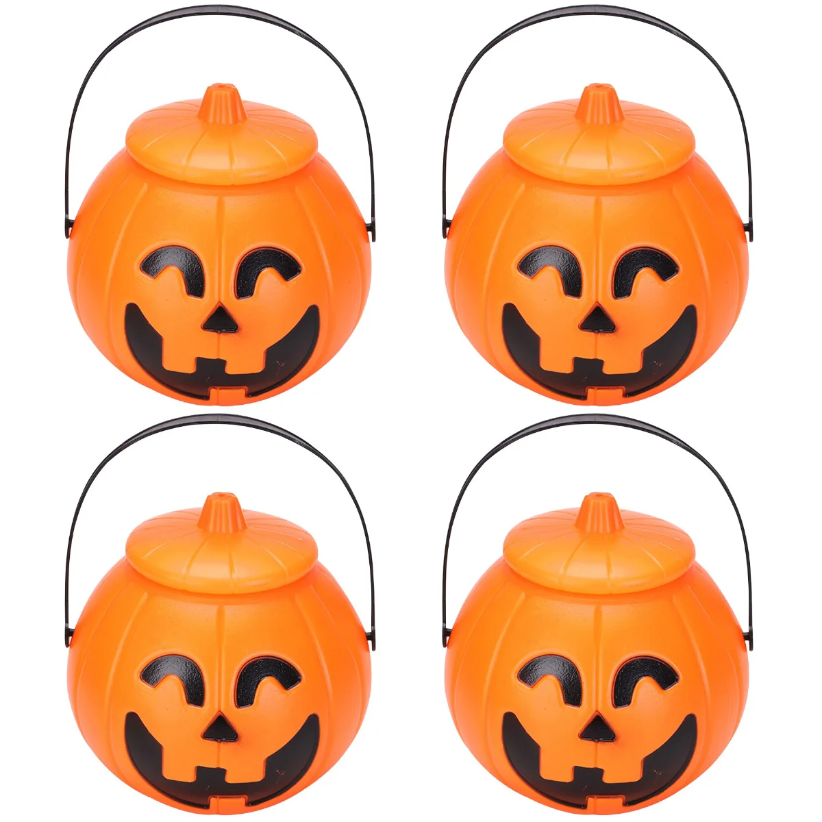 

Pumpkin Candy Bucket Buckets Treat Holder Bowl Pails Snack Pot Trick Orsupplies Party Bags Leprechaun Basket Pots Cauldron Witch