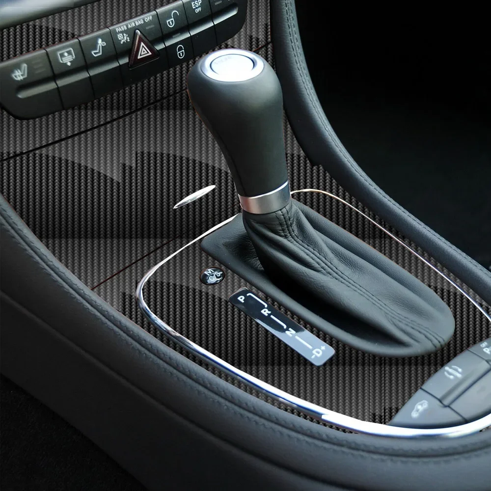 Для Mercedes Benz CLS W219 автомобильный Стайлинг 3D/5D углеродное волокно салон автомобиля