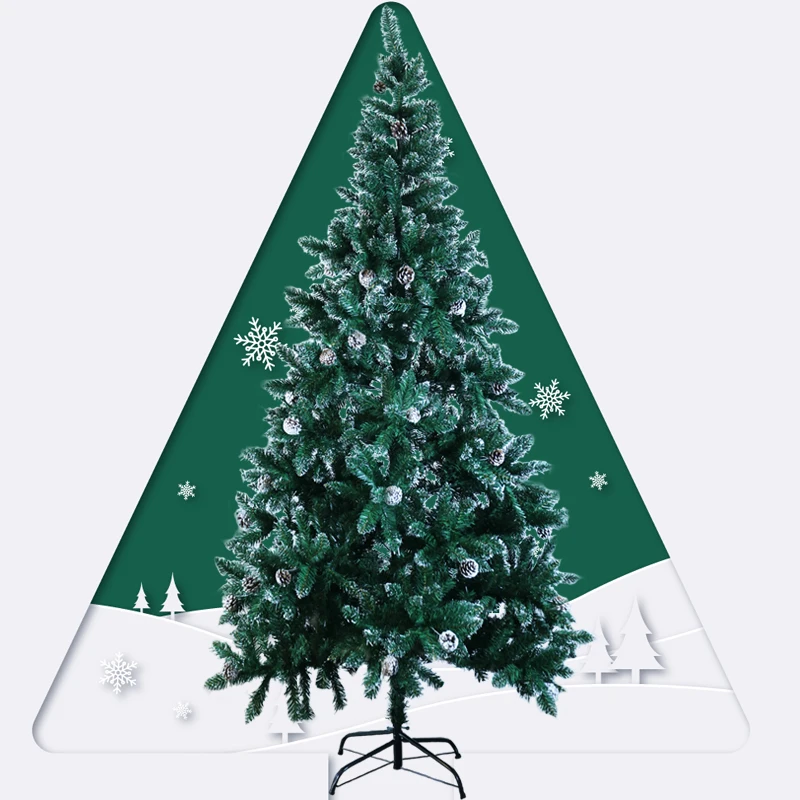Рождественская елка 120 см, 150 см, 180 см, 210 см, 240 см, искусственная сосна, новогодняя елка 2022, Рождественское украшение, елка с сосновыми шишками
