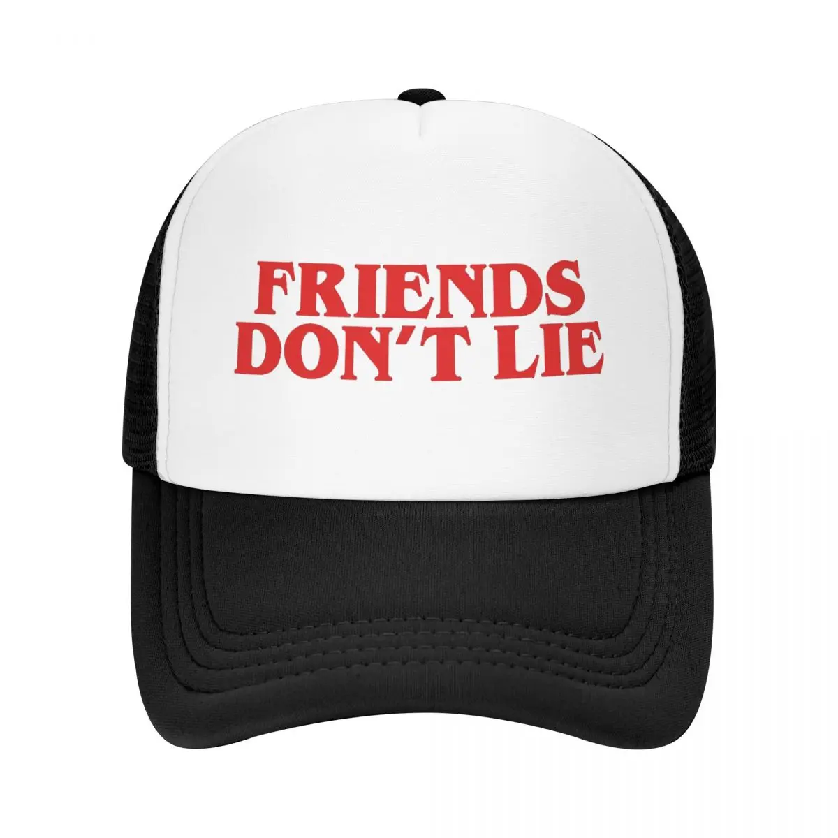 

Бейсболка Friends Don't Lie для мужчин и женщин, Регулируемая Кепка-тракер с цитатами и надписью «очень странные дела», летняя шапка