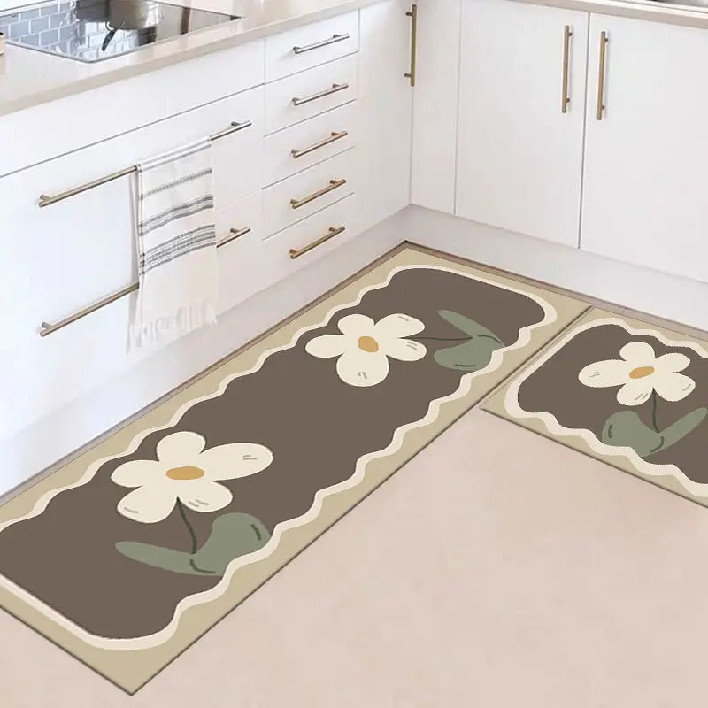 Kitchen Mat Hallway Floor Carpet House Hold  Living Room Long Strip Bedside Runner Rug Bathroom Anti Slip Entrance Doormat