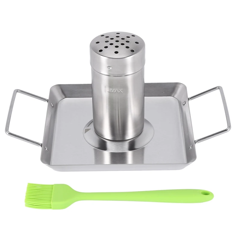 

Beer Can Chicken Roaster Rack,Beer Can Chicken Stand Holder Includes Metal Canister And Drip Pan For Oven Or Grill Smoke