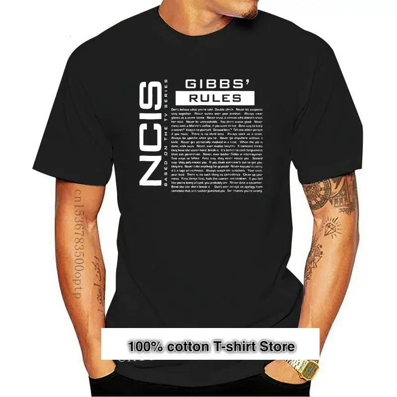 

Camiseta con estampado de reglas de NCIS, Camiseta con estampado de las normas de NCIS,