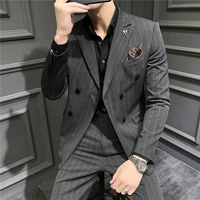 high quality suits fit casual business plus size formal suits mens groom groomsmen dresses ensemble costume homme