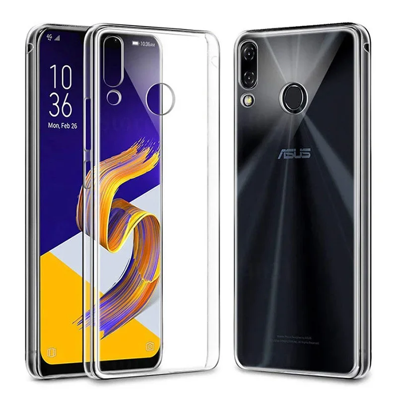 Оригинальные прозрачные чехлы из ТПУ для Asus ZenFone 5 Z zs620kl ze620kl ZB663KL мягкий