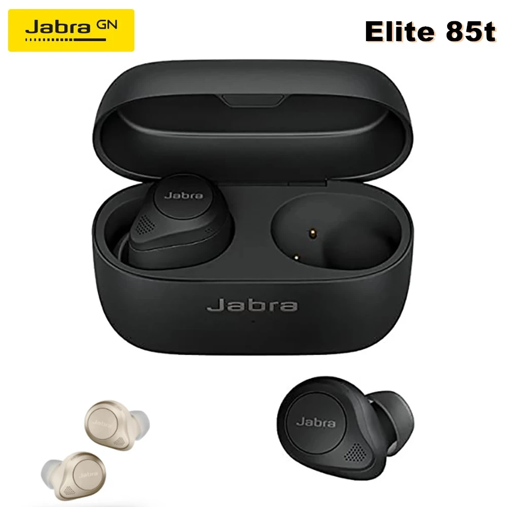 

100% Original Jabra Elite 85t Active Noise Reduction TWS Earphone Bluetooth 5.1 ANC Earphone Hands-Free Sport Game Headset