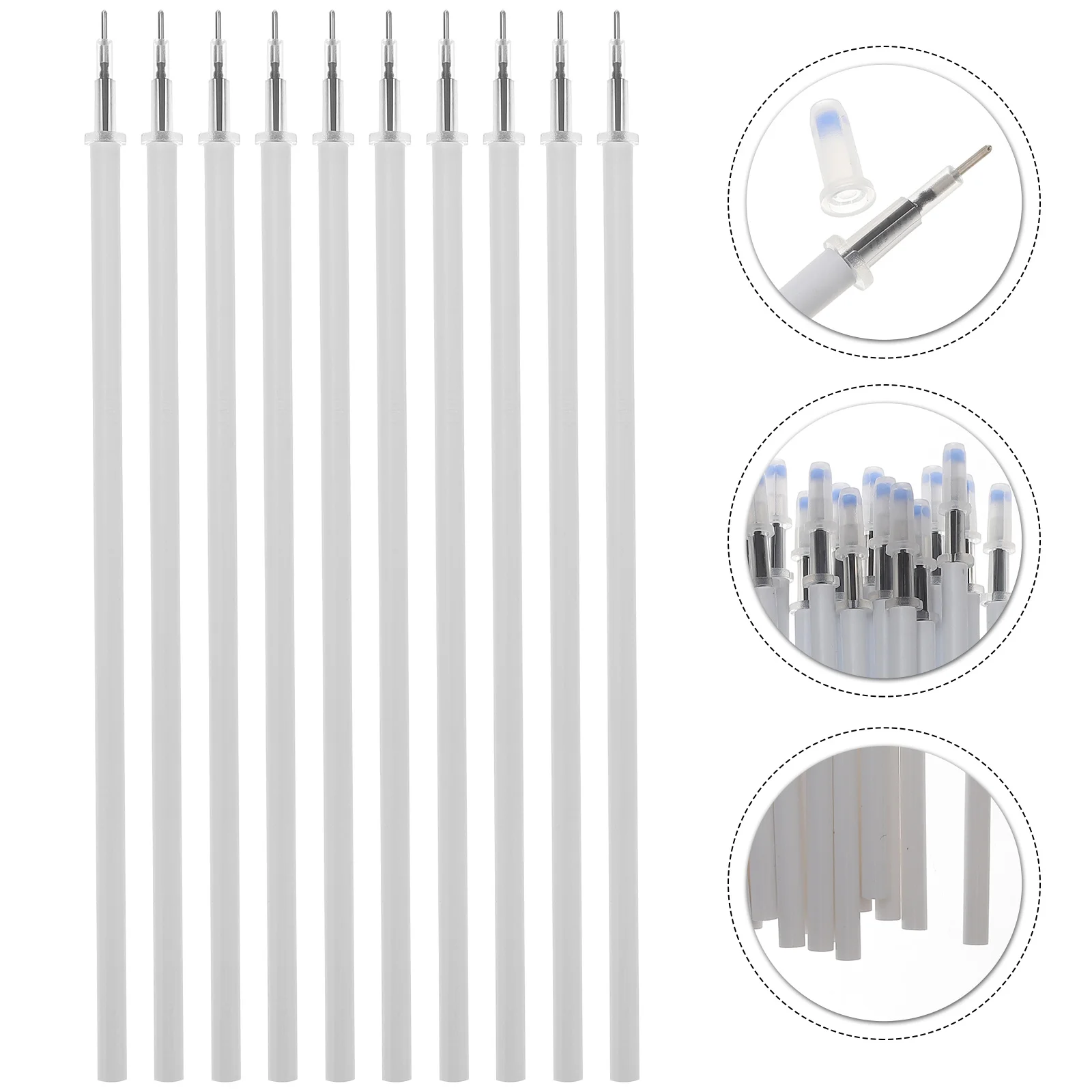 

100pcs Pen Refills Gel Ink Pen Replacement Refills Stationery Writing Supplies
