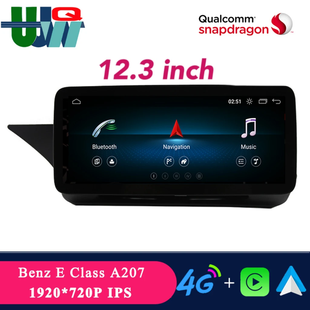 

UJQW 8 + 64G Автомобильный Android экран Радио Видео плеер для Mercedes Benz E класс W212 E260 E300 2009-2015 Carplay GPS навигация Wifi