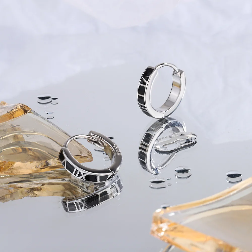 Roman Numerals Ear Clip Simple Personality Fashion Ear Jewelry Female Earrings