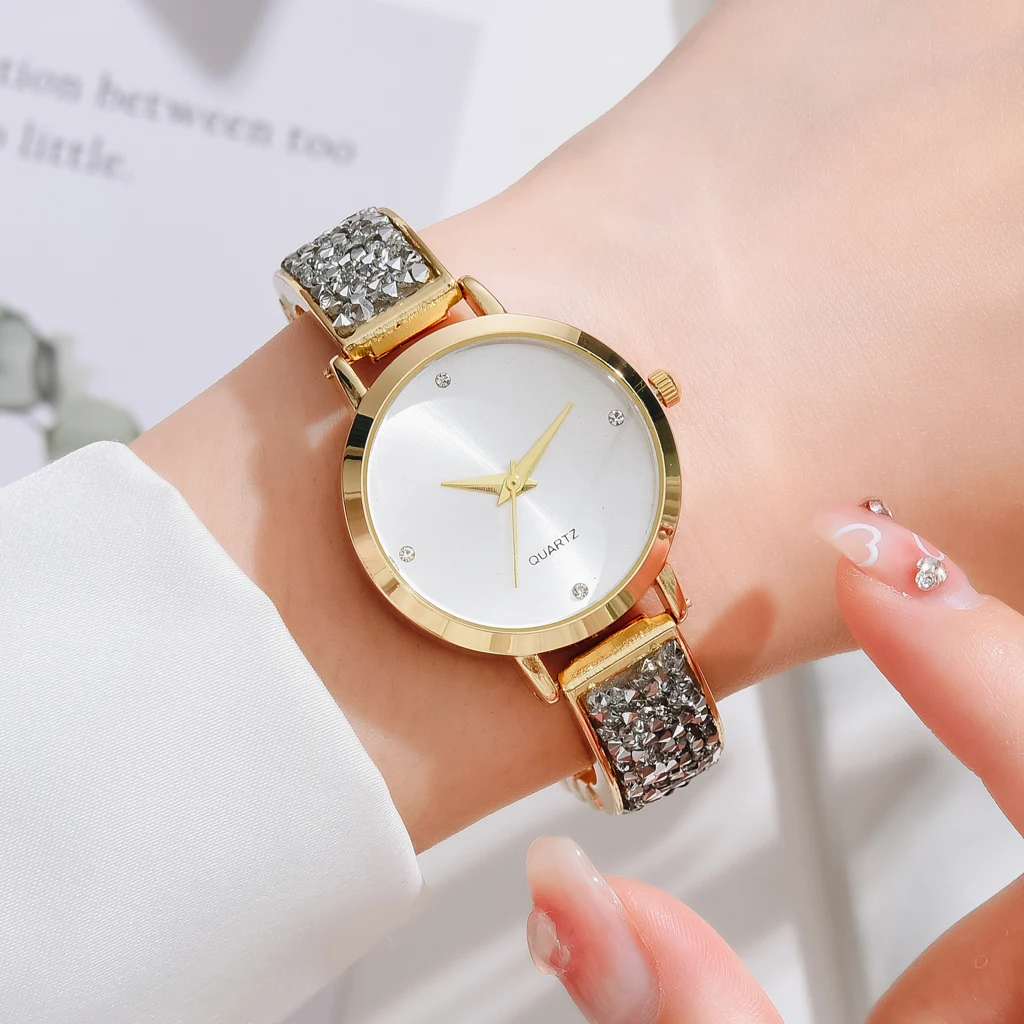 

Ladies Watch 2022 New Fashion Luxury Simple Ladies Top Quartz Watch Diamond Ladies Watch Clock Gift Reloj Mujer