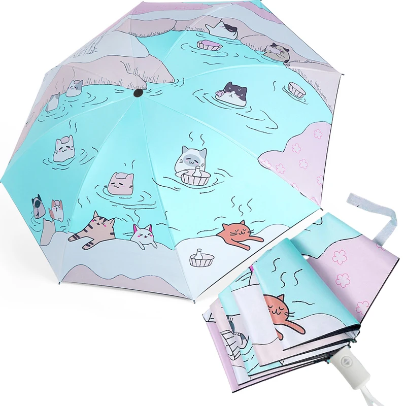 Sombrillas de protección contra rayos UV para mujer y hombre, paraguas plegable,...