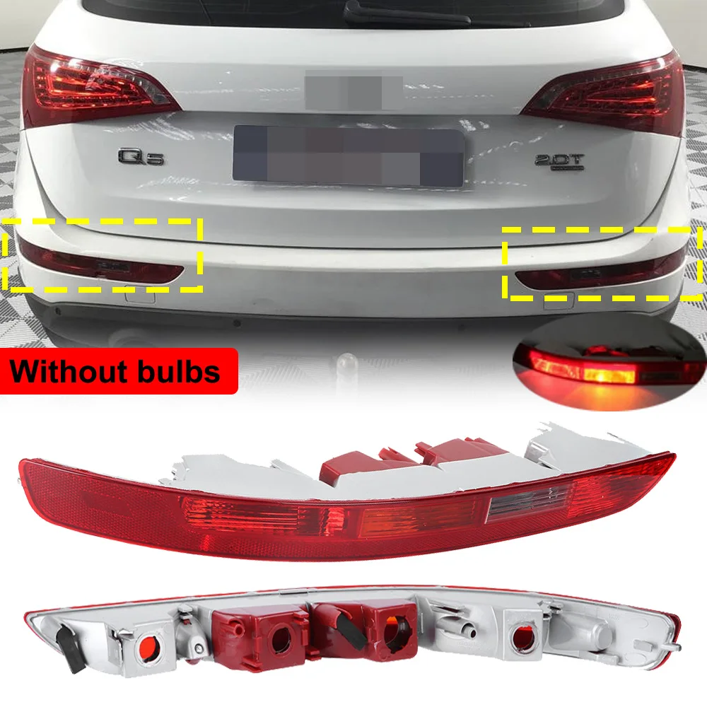 

Car Taillight Rear Bumper Tail Light Cover For Audi Q5 2.0T 2009 2010 2012 2013 2014 2015 2016 8R0945096 8R0945095 Without Bulbs