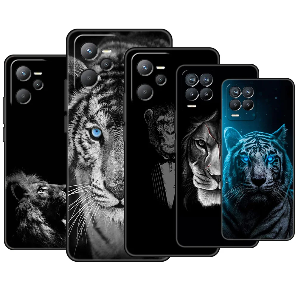 

Wolf Lion Animal Silicone Case For Realme 9i GT Neo 2 Pro 8 7 6 C21 C21Y 8i C3 C15 C12 C11 5 XT Master Funda Phone Cover