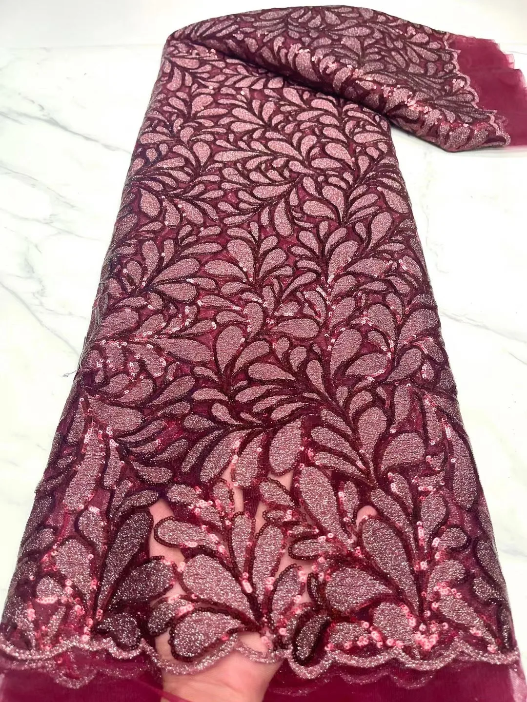 

Горячая Распродажа в африканском стиле, цвет красного вина, блестки, искусственная кожа, Высококачественная бархатная, приятная на ощупь ткань для женского платья на день рождения