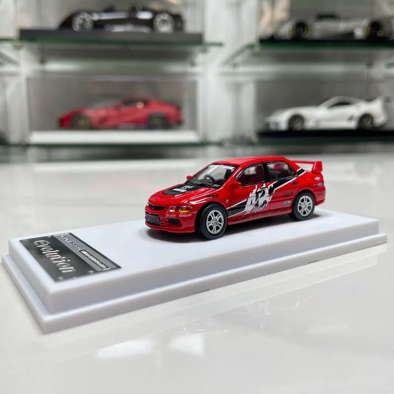 Фото Модель автомобиля LMLF 1:64 из литого сплава: Mitsubishi Lancer EVO 9. Изысканная детализация, реалистичная миниатюрная коллекционная копия. Идеальный подарок. №2