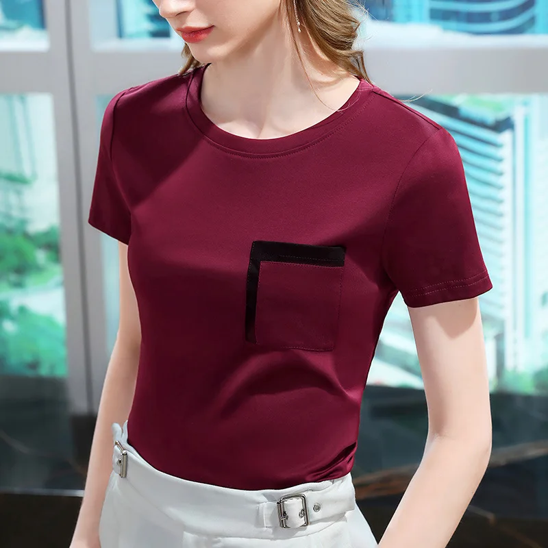 

Short sleeved t-shirt women 2021 summer new pregnant women fashion Black