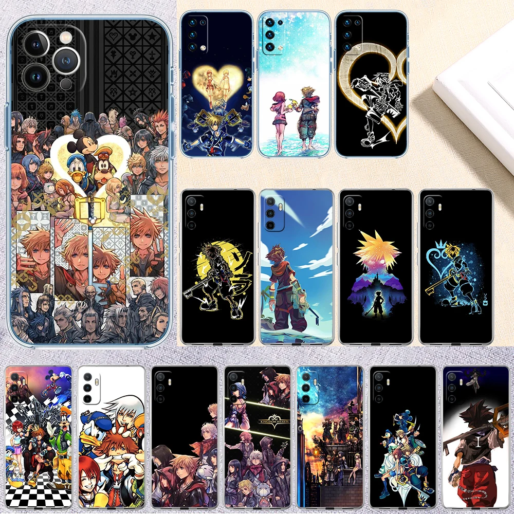 Фото Прозрачный чехол для телефона Kingdom Hearts для Samsung Galaxy A04 A04S A14 A23 A34 A54 M23 M33 M52 M53 №2