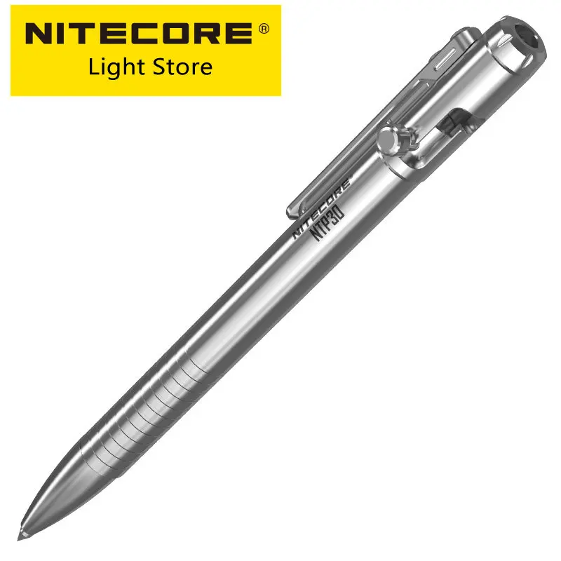 

NITECORE NTP30 титановый сплав, тактическая ручка для самозащиты, личное искусство, выживание, письмо, аварийный выключатель стекла, многоцелевой