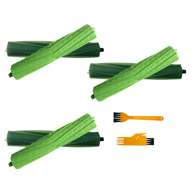 

Сменная основная резиновая щетка для Irobot Roomba I3 I7 E5 E6, 3 пары