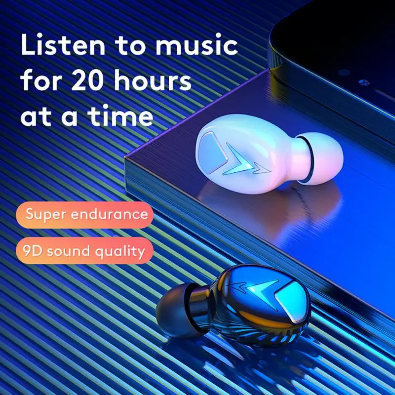 Music Headset Hd Call Sports Earplug Single Ear Game Earphone Mini Headset 120 Hours Music Time Wireless Headphone images - 6