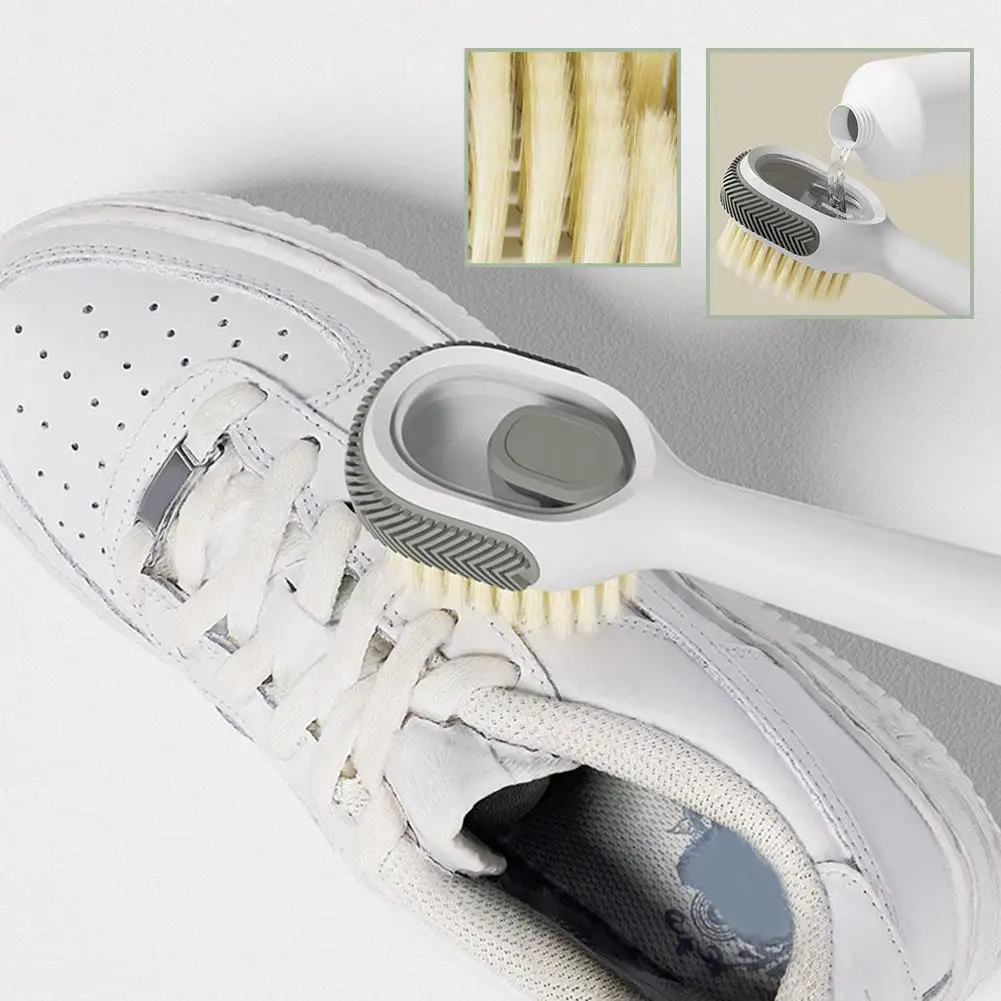 

Многофункциональная щетка для обуви с добавлением жидкости, щетка с мягкой щетиной для заполнения жидкостью, щетка для мытья домашней обуви, щетка для стирки, чистящий инструмент