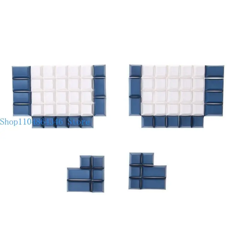 Фото 652F 76 клавиш PBT Keycap Профиль DSA без гравировки для крышки клавиатуры для переключателя Ergodox MX №3