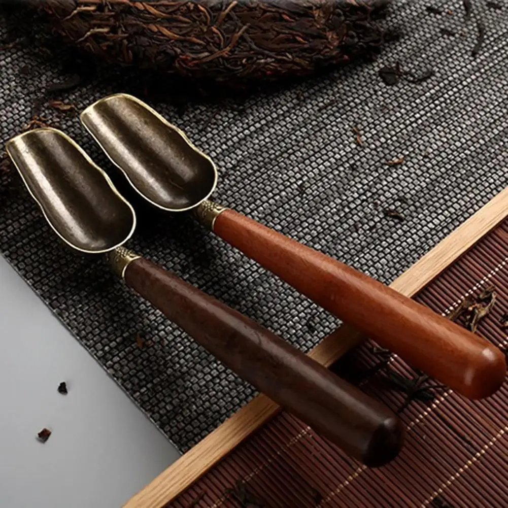 

Excellent Tea Spoon Retro Portable Mini Traditional Kongfu Tea Spoon Teaspoon Tea Leaves Chooser