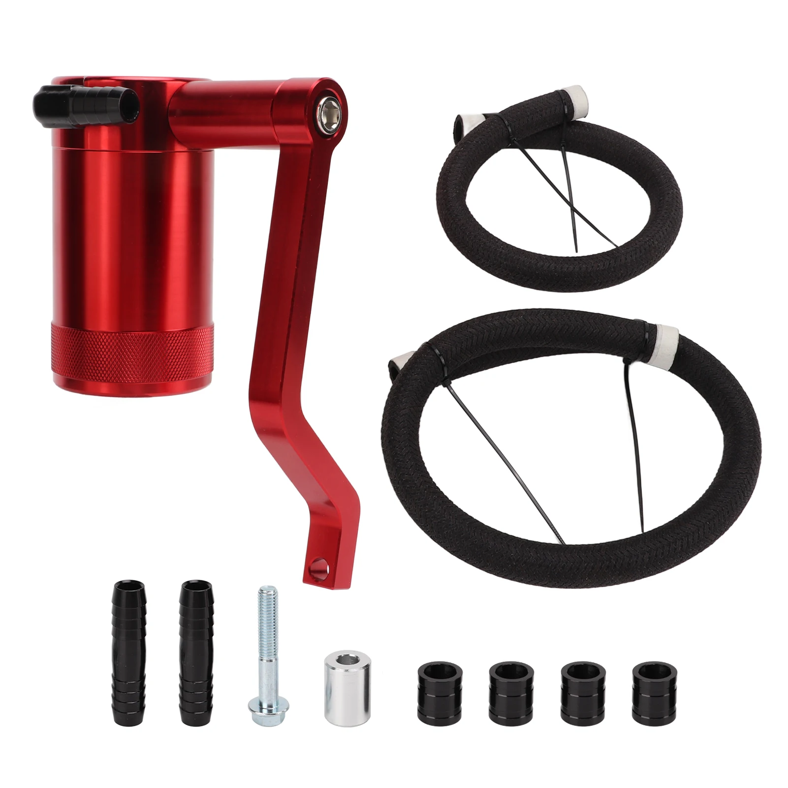 

Billet Aluminum Oil Catch Can Reservoir Tank Kit with Z Bracket Replacement for Chrysler 300 6.4L 2011‑Present