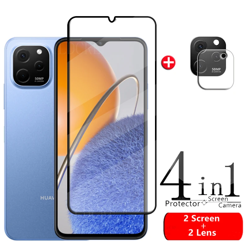 

Full Cover Glass For Huawei Nova Y61 Glass For Huawei Nova Y61 Glass 9H Screen Protector For Huawei Nova Y70 Y60 Y61 Lens Glass