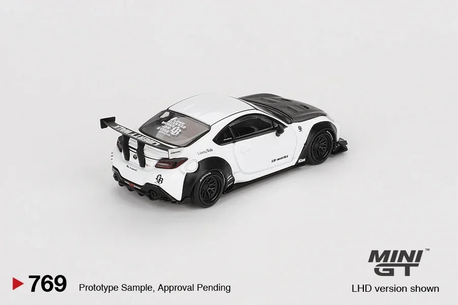 Фото MINIGT 1:64 GR86 LBNation Белая литая модель автомобиля №2