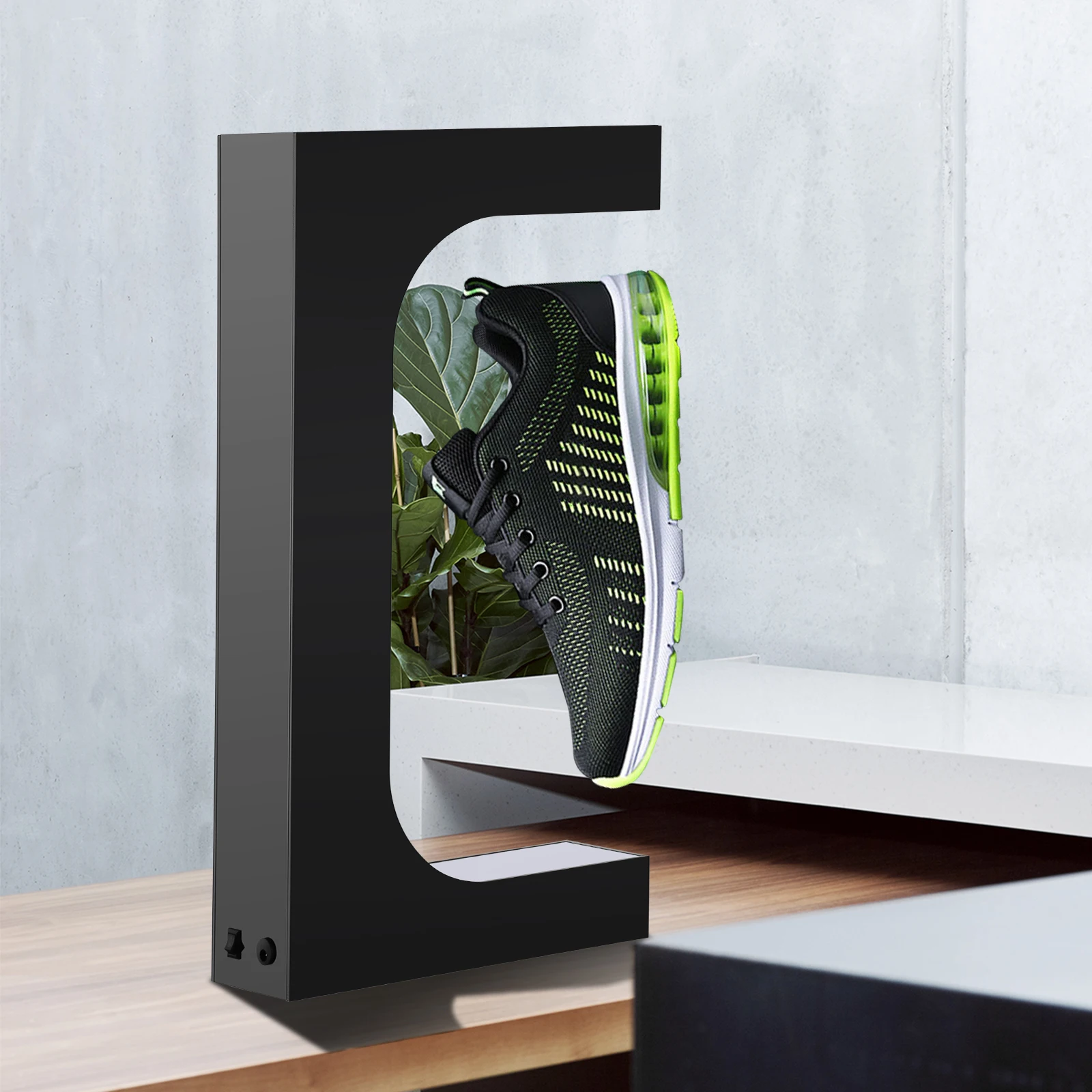 

220 Магнитная вращающаяся на 360 ° подставка для дисплея, левитационная светодиодная плавающая обувь, кроссовки, аксессуары для обуви, подстав...