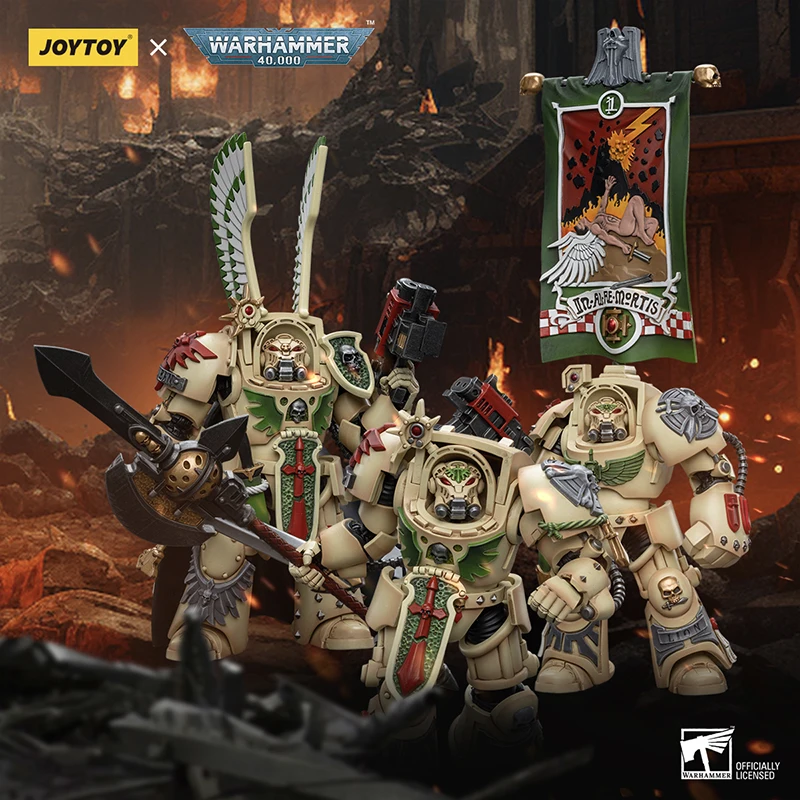 Фото JT Dark Source Warhammer 40K Dark Angel Deathwing Knight Warriors 6-местная группа 1:18 подвижные солдаты №4