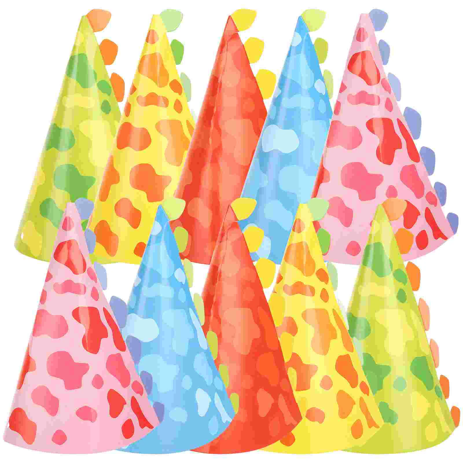 

20 Pcs Birthday Hat Kid Party Bonnets Kids Supplies Dinosaur Hats Centerpieces Paper Cones Crafts Prop Hair Accessories Baby