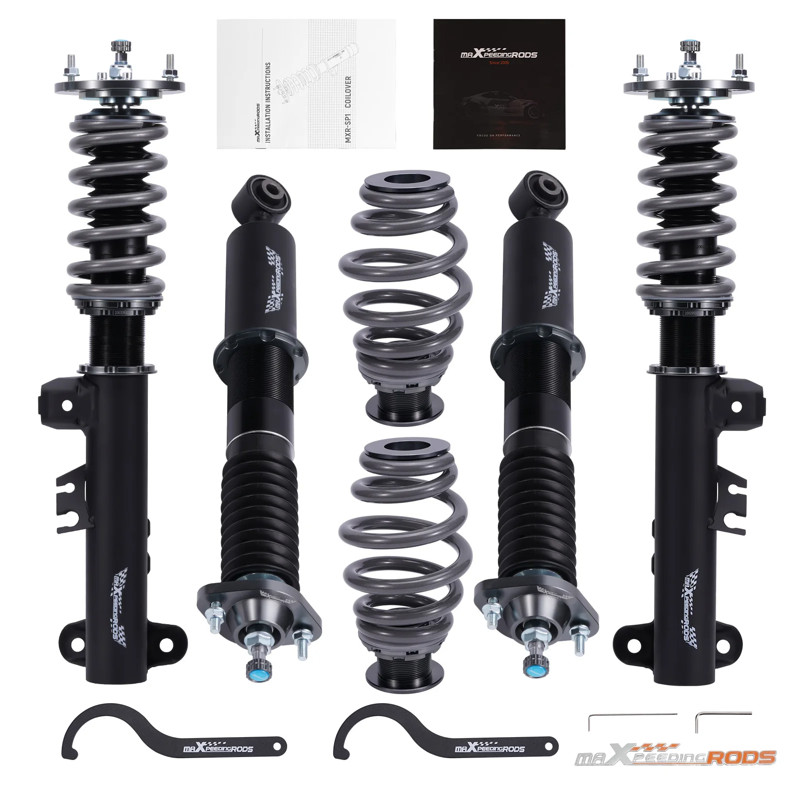 

MaXpeedingrods COT7 Coilover Suspension Lowering Kit for BMW E36 Sedan 90-98 Racing Coilover Suspension Kits
