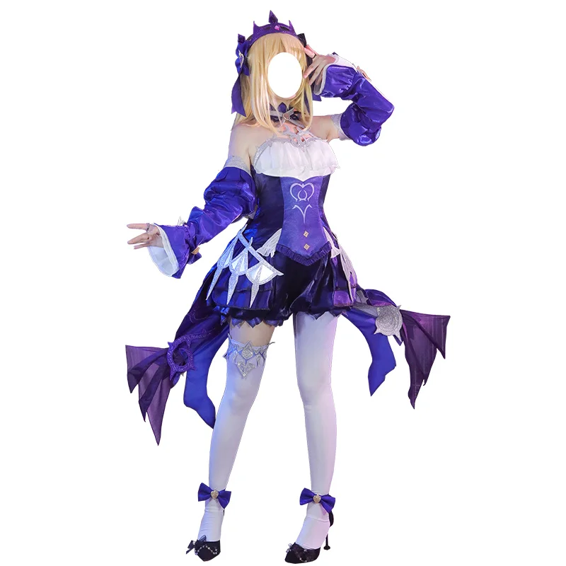 Nado Genshin Impact Cos Fisher Polar Night Real Dream Skin Imperial дочь косплей платье игра анимация одежда