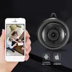IP камера Wifi мини 1080P Домашняя безопасность беспроводная маленькая CCTV инфракрасная камера ночного видения Обнаружение движения SD слот для карты аудио V380