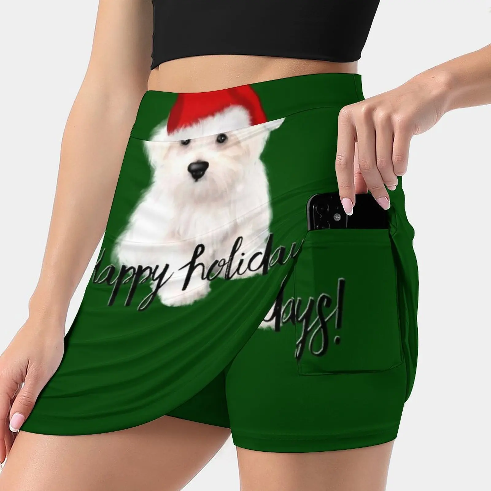 

Cute Maltese , Bolognese Dog.Perfect Christmas Gift For Dog Women's skirt Aesthetic skirts New Fashion Short Skirts Animal