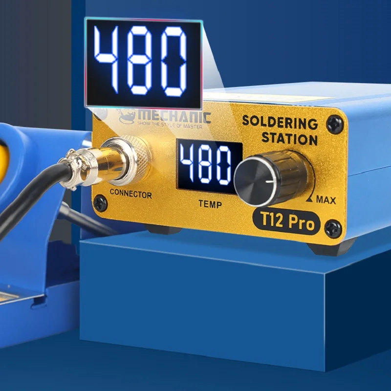 Умный антистатический светодиодный цифровой электронный паяльник MECHANIC T12 Pro |