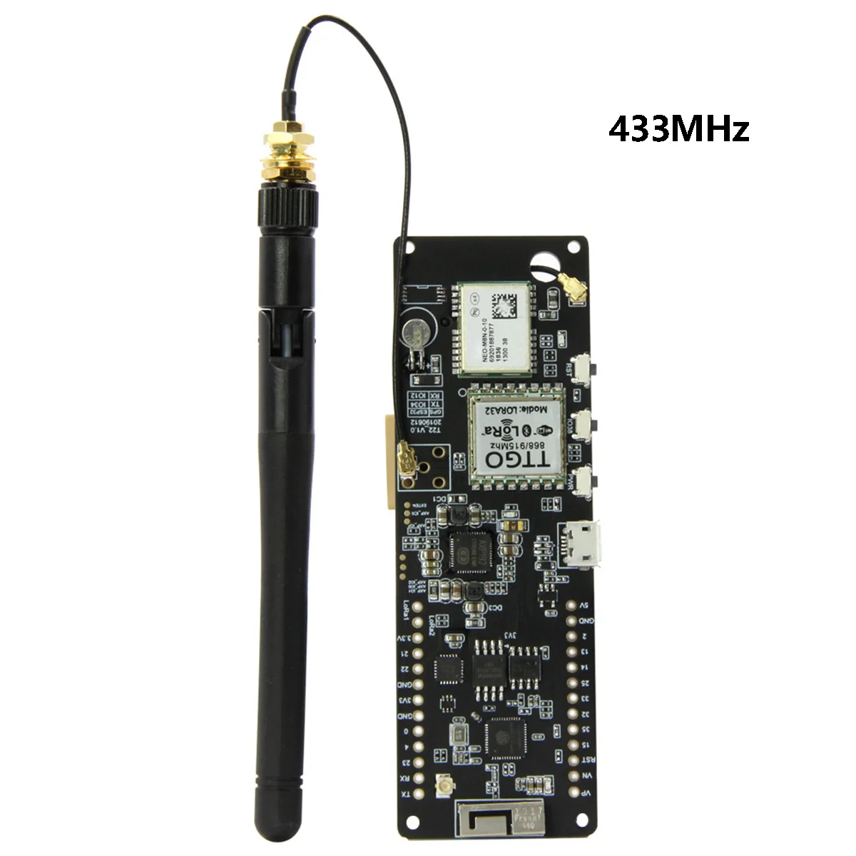 

TTGO T-Beam ESP32 WiFi беспроводной Bluetooth модуль ESP 32 GPS NEO-M8N IPEX LORA 32 держатель батареи 868 МГц