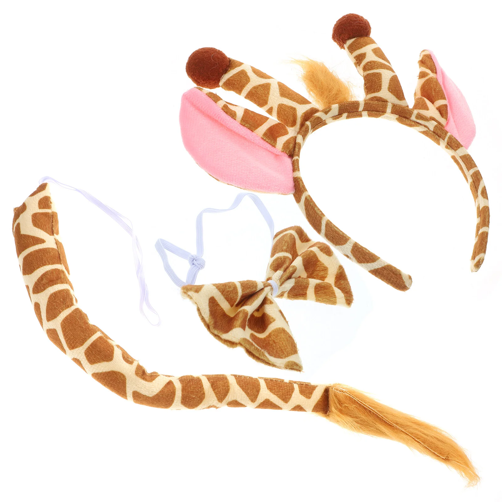 

Issue Card Party Tails Costume Kids Clothes Animal Headbands Makeup Set For Kids Clothing Kindergarten Cosplay Bow Tie