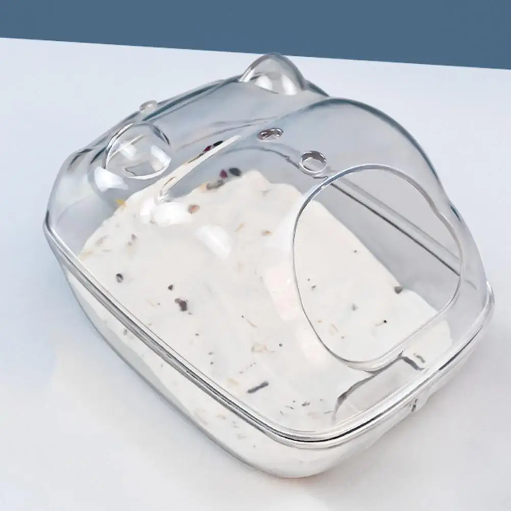 Современная Ванна для хомяка прозрачный легкий хомяк туалет крыши белок