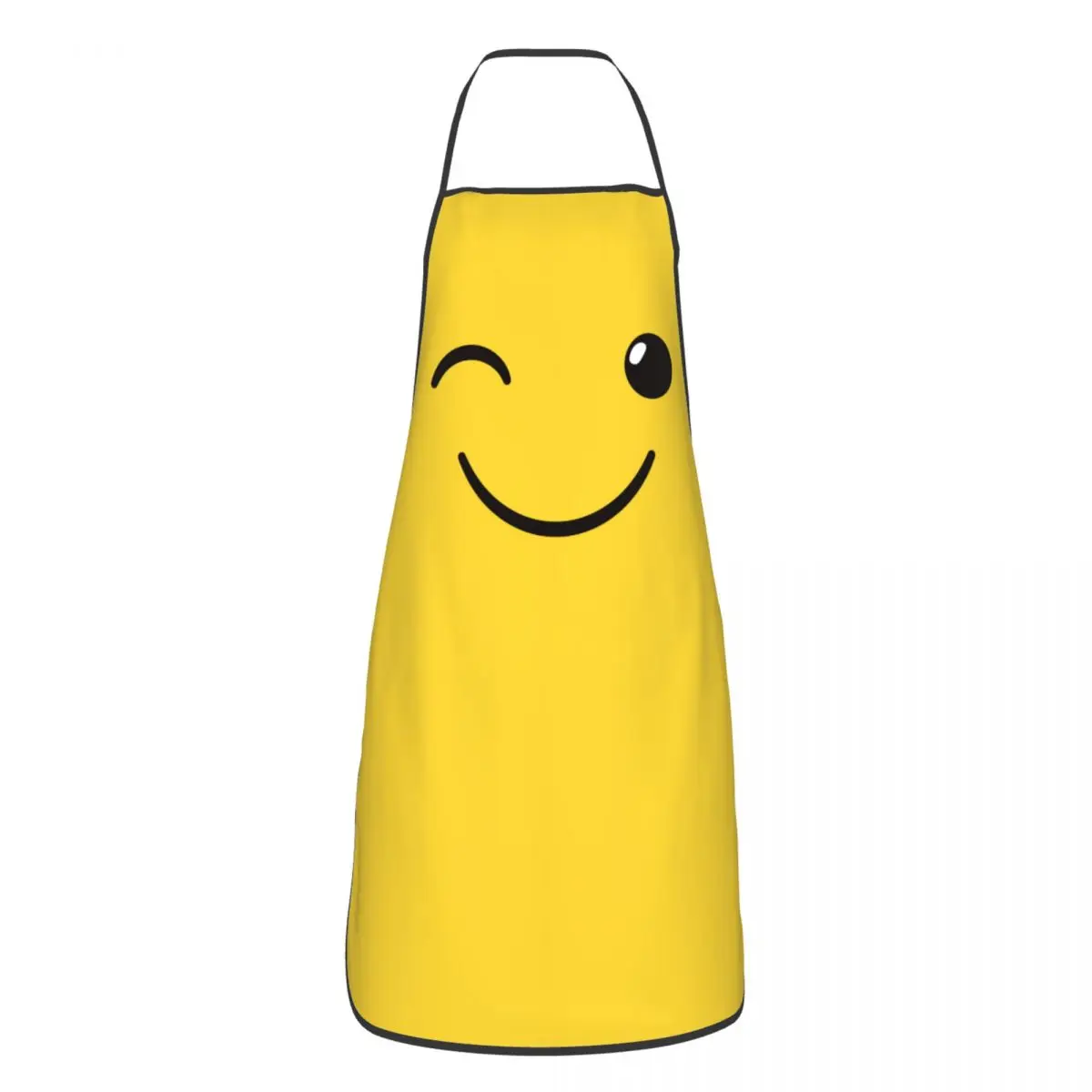 

Cartoon Eyes Aprons Unisex Antifouling Cafe Bib Polyester Cuisine Cooking Baking Tablier