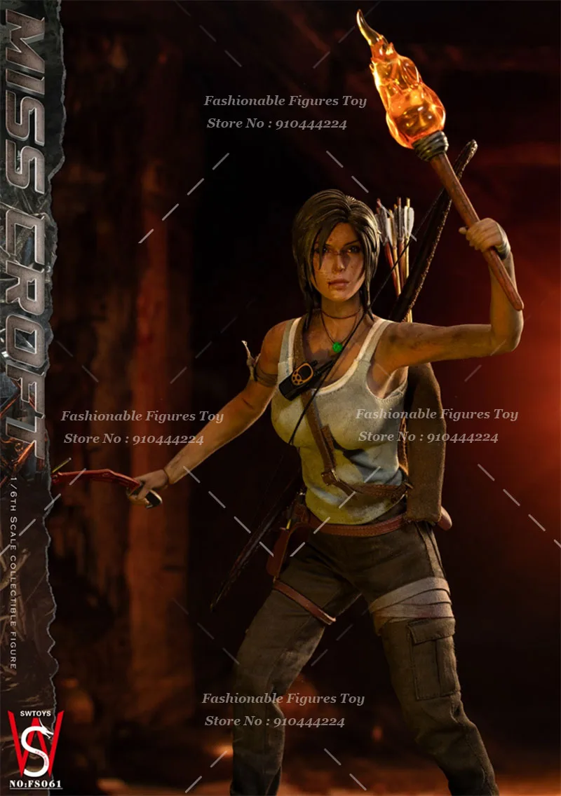 В наличии SWtoys FS061 1/6 Женский солдат Miss Croft Лара косплей приключения бриллианты