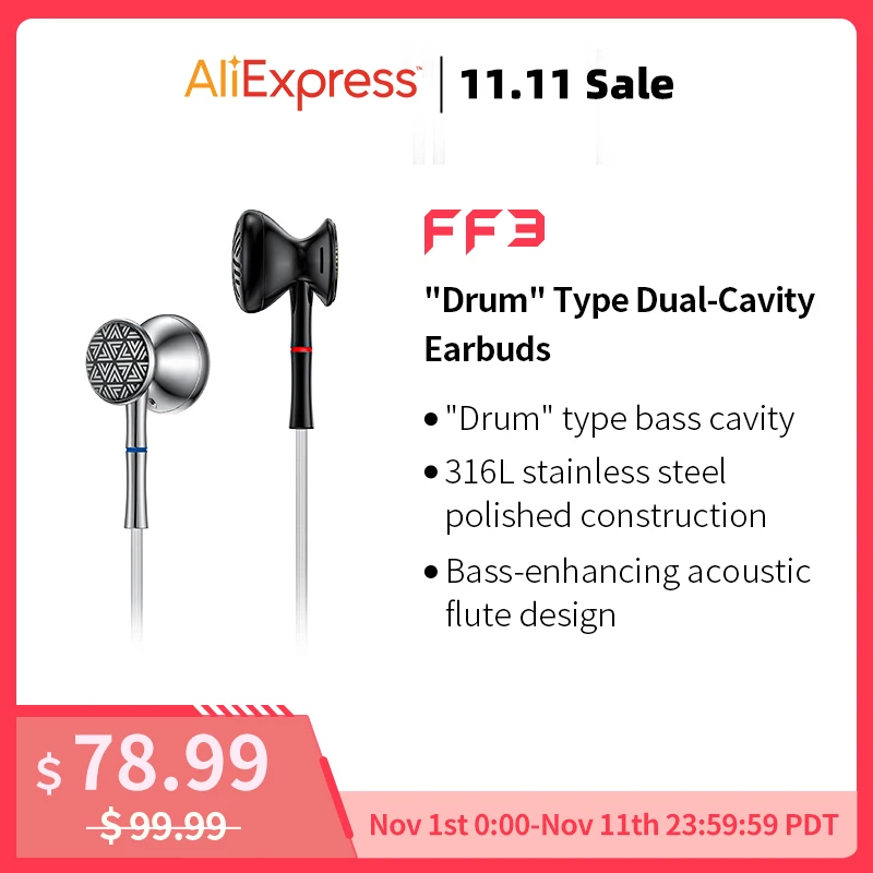 Ceny FiiO FF3-Dynamic Jazdy Słuchawki Douszne, HiFi Przewodowe Słuchawki Z Gitara Basowa Super Dźwięk Słuchawki Douszne Słuchawki Do Muzyki Cena FiiO FF3-Dynamic Jazdy Słuchawki Douszne, HiFi Przewodowe Słuchawki Z Gitara Basowa Super Dźwięk Słuchawki Douszne Słuchawki Do Muzyki