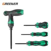 greener dual purpose screwdriver short shank one word cross bits repair tool bits screwdriver kit hand tools