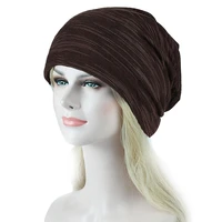 new cotton hats for women winter striped skullies beanies men rasta hats striped unisex hip hop cancer chemo hat