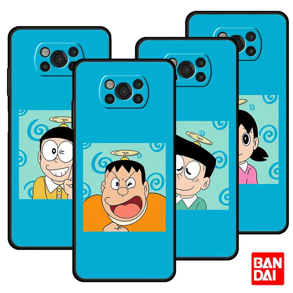 

Doraemon Anime Case for Xiaomi Mi Poco X3 NFC F3 Redmi Note 9s 9 9A 9C 8 10 11 9T 8T 10T K40 Pro Plus Matte Tpu Protection Cover