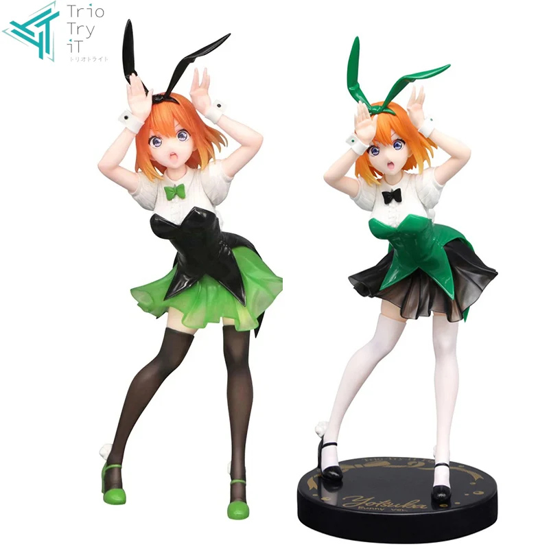 Фото В наличии FuRyu Trio-Try-iT The Quintessential Quintuplets Nakano Ichika Nino Miku Yotsuba Itsuki Bunny Girl Аниме Фигурка Игрушка №5