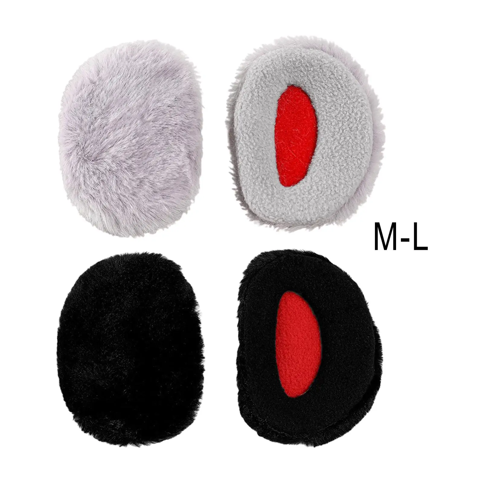 

Portable Earmuffs Without Band Warm Fleece Earmuffs for Unisex Adult
