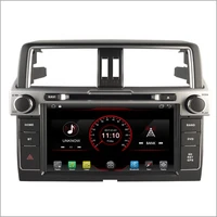 car screen in dash car audio system with steering wheel 2 din android 10 car dvd for toyota prado 2014